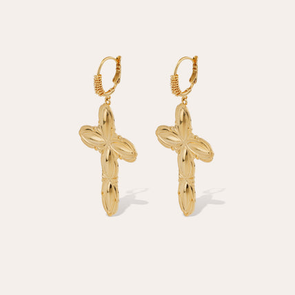 Boucles d'oreilles Tao Pax dorées