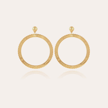 Pendientes Bolduc « small size » dorados