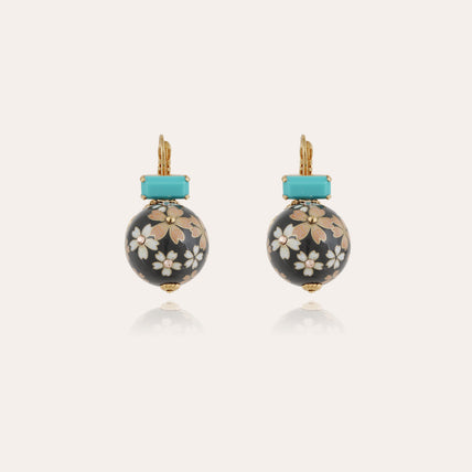 Boucles d'oreilles Décalco doré