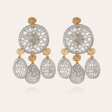 Boucles d'oreilles Fanfaria petit modèle dorées