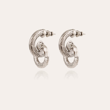 Boucles d'oreilles Lizette argentées