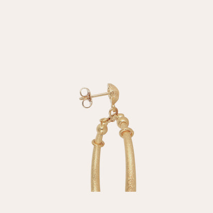 Boucles d'oreilles Maranzana dorées