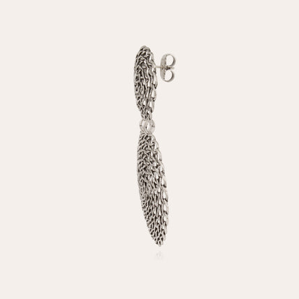 Boucles d'oreilles Onde Gourmette