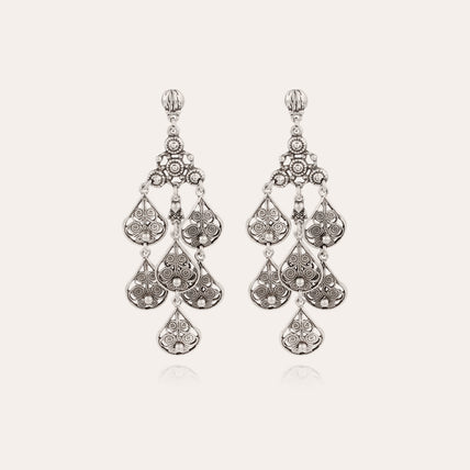 Boucles d'oreilles Orferia petit modèle argentées