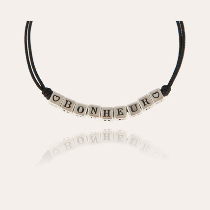 Bracelet Bonheur argenté