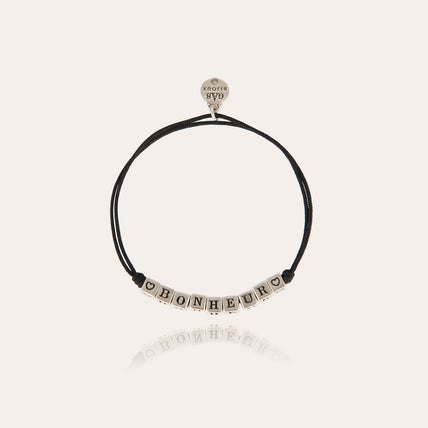 Bracelet Bonheur argenté