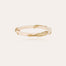 Pulsera tipo brazalete Cobra de acetato dorado - Marfil