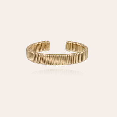 Breites, vergoldetes Milos-Armband