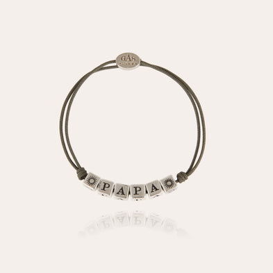 Silbernes Herrenarmband „Papa“
