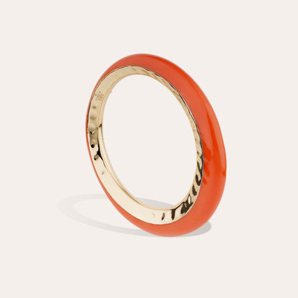 Bracelet Selva doré - Corail