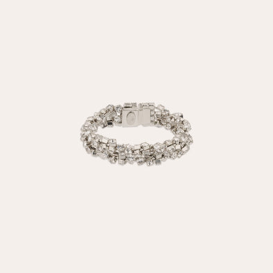 Trevise Bracelet with Double Rhodium Plating