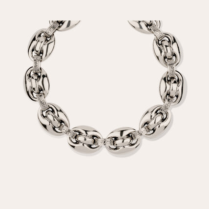 Collar Cophea plateado