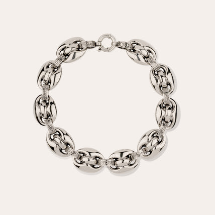 Collar Cophea plateado