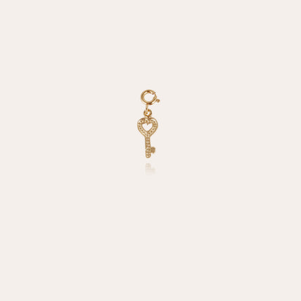 Charms pendentif Clef doré