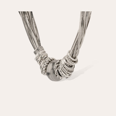 Collier Jos argenté