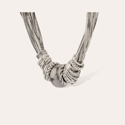 Collier Jos argenté