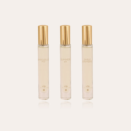 Coffret Essentiel - Ensoleille Moi, Summer 69, Sable d'Ambre (3 x 10 ml)