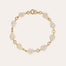 Collier Rainbow multi doré - Cristal de roche