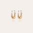 Pendientes «Écume» de small size , bicolor y dorados