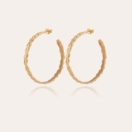 Pendientes de aro «Liane» dorados