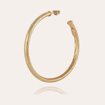 Pendientes de aro Maori « small size » dorados