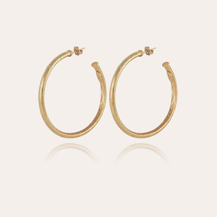 Pendientes de aro Maori « small size » dorados