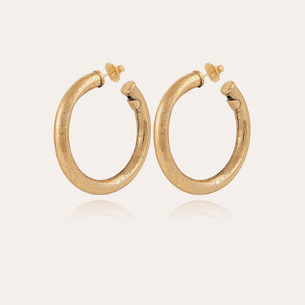 Pendientes de aro Maoro « small size » dorados