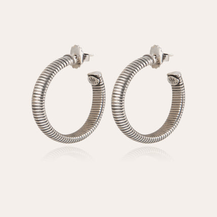 Pendientes de aro Milo « small size » plateados