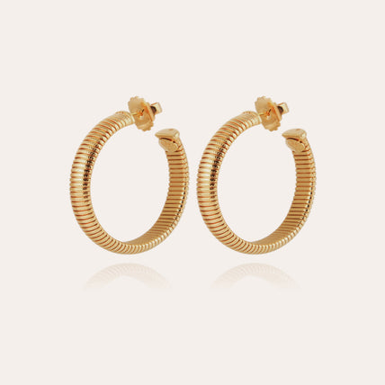 Pendientes de aro Milo dorados