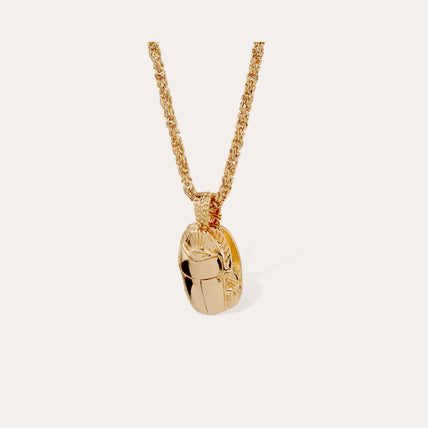 Collier Scarabée doré