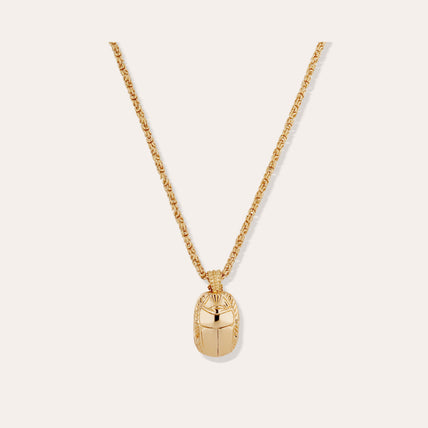 Collier Scarabée doré