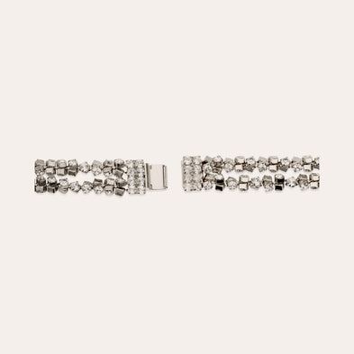 Collar Trevise con acabado de rodio