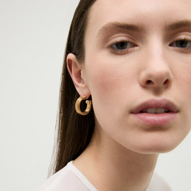 Boucles d'oreilles Milo mini dorées