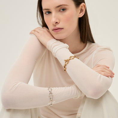Bracelet Rivage mini argenté 