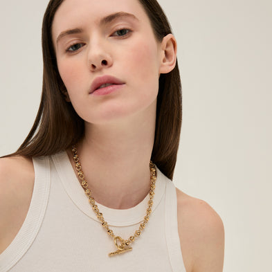 Collier Atik chaîne doré 