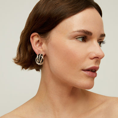 Boucles d'oreilles Lilou argentées