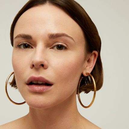 Large size Maori Hoop Earrings