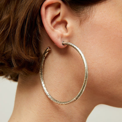 Large size Maori Hoop Earrings