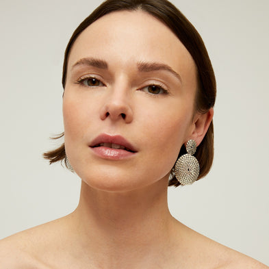 small size 's Onde Lucky Silver Earrings