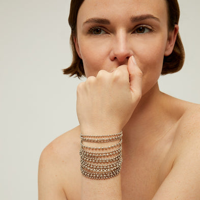 Pulsera «Romeo» plateada