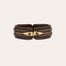 Pulsera Ecume acetato dorado - Marrón