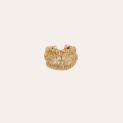Goldfarbener Izzia Filea-Ring