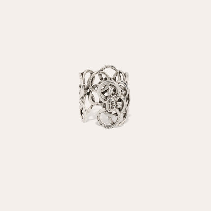 Bague Olympie argentée