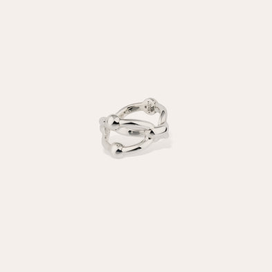 Anillo Rivage plateado