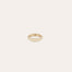 Bague Selva dorée acétate 