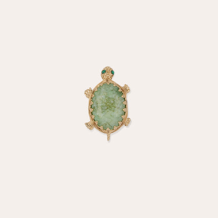 Broche Tortue dorée