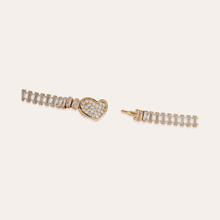 Collier Pailette Coeur doré