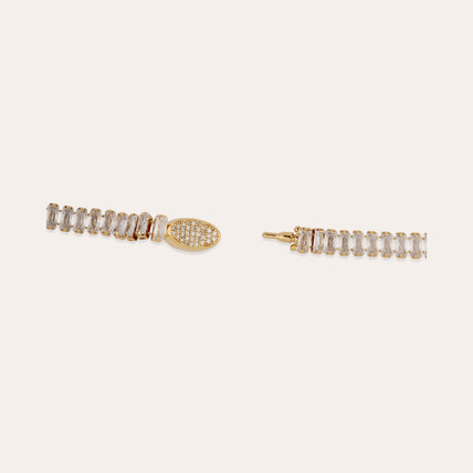 Pulsera con lentejuelas doradas