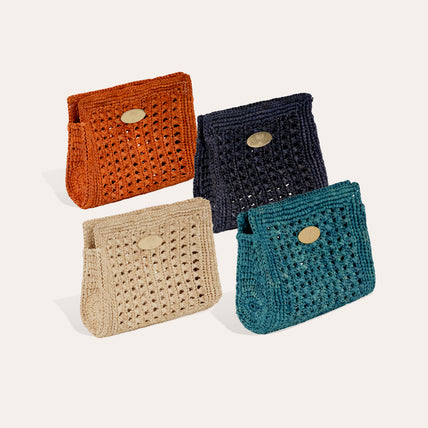 Tu bolsita de regalo Canoubiers mini de rafia (color aleatorio)