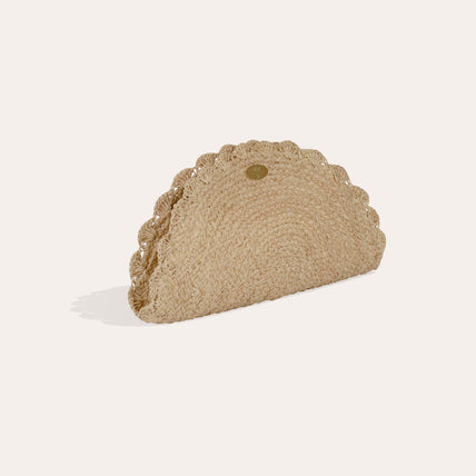 Sac pochette Sun raphia